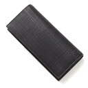 ロエベ LOEWE 長財布 小銭入れ付き ブラック メンズ 財布 ウォレット 革小物 ギフト プレゼント 10188 978 1100 ENGRAVED CALF【ラッピング無料】【返品送料無料】【170630】【あす楽対応_関東】