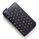 ジミーチュウ JIMMY CHOO ラウンドファスナー 長財布 小銭入れ付き ブルー メンズ 財布 ウォレット ギフト イギリス 142 carnaby bls ink gunmetal CARNABY LEATHER【ラッピング無料】【返品送料無料】【170608】【あす楽対応_関東】