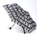 マリメッコ marimekko 折りたたみ傘 ブラック レディース 傘 雨 ミニ 41399 910 MARILOGO【あす楽対応_関東】【ラッピング無料】【返品送料無料】