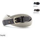 ラルディーニ LARDINI 編み込み ベルト REAL CROCODILE eccnt72 48037 メンズ【ラッピング無料】【返品送料無料】【あす楽対応_関東】