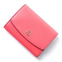 トリーバーチ TORY BURCH 三つ折り財布 小銭入れ付き レッド レディース 財布 プレゼント ギフト レザー 39939 607 PARKER LEATHER【あす楽対応_関東】【返品送料無料】【ラッピング無料】【170725】