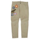 ディースクエアード DSQUARED2 ボタンフライパンツ コットンパンツ ベージュ メンズ コットン 綿 s74kb0381 s41794 114 SEXY CARGO FIT セクシー カーゴ フィット【あす楽対応_関東】【返品送料無料】【ラッピング無料】