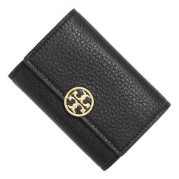 <strong>トリーバーチ</strong> TORY BURCH 2つ<strong>折り財布</strong> 小銭入れ付き ブラック 140910 001 MILLER【返品送料無料】[2023AW]