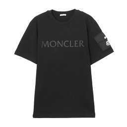 <strong>モンクレール</strong> MONCLER クルーネックTシャツ ブラック 8c00008 8390t 999【返品送料無料】[2023AW]