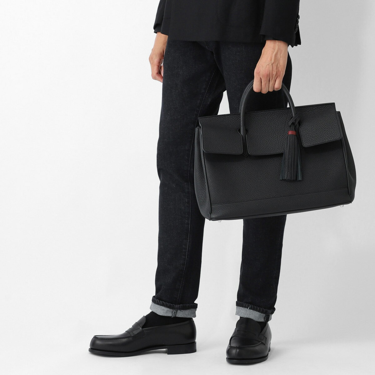 アカーテ ACATE ボストンバッグ ビジネスバッグ ブラック メンズ act ostro2 ss black OSTRO2-SS オストロ2 SSサイズ【国内正規品】【返品送料無料】[2025AW]
