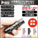 強力小型LED懐中電灯 小型 軽量 携帯 高輝度ledミニハンディライト 強力フラッシュライト LED小型懐中電灯 ledミニライト USB充電式 防水仕様【キーライト・キーホルダー 散歩・ウォーキング 防災防犯 夜釣り】【CREE XP-G2 LED】【送料無料 】【WUBEN E345,E346,E347】