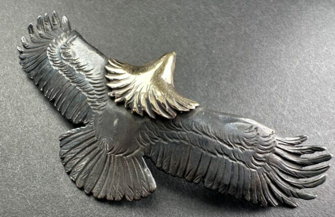 ゴローズ goro's OLDノンポリッシュ 委託品店長 オススメ 稀少 特注中イーグル ※年号・ネーム・スタンプ・目彫り入り