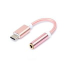 USB type C 変換 アダプタ USB-C 3.5mm オーディオジャック イヤホンジャック - ピンク 【在庫品】