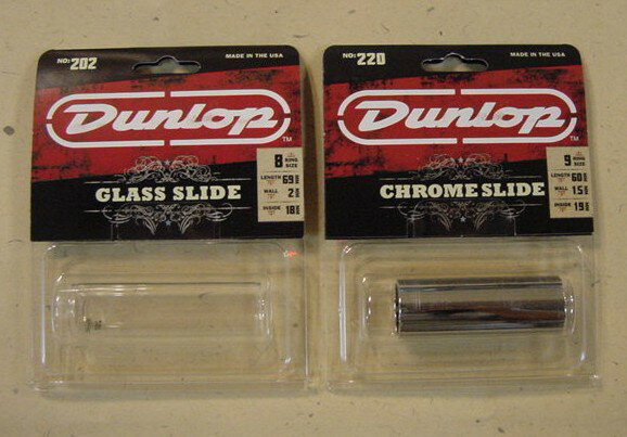 【在庫あり・即納！】●DUNLOP スライドバー GLASS /CHROME SLIDE