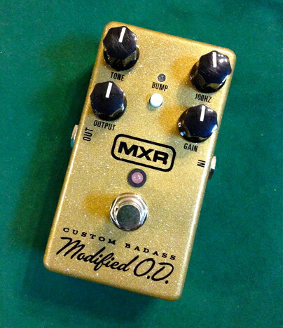 【在庫あり・即日出荷】MXR 《オーバードライブ》M77SE (M-77SE) Custom Badass Modified O.D. カスタムバダス　モディファイド　Overdrive スペシャル・エディション　ゴールド・スパークル (SPECIAL EDITION GOLD SPARKLE)