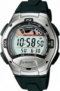 カシオ スポーツウォッチ 10気圧防水 メンズ デジタル 腕時計 （W11P-6302）ストップウォッチ ヨットタイマー タイドグラフ ムーンデータ コンパス LEDライト付き ランニングウォッチ CASIO 海外限定 マラソン ランニング 時計