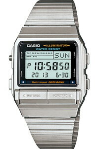 【送料無料】カシオ データバンク スポーツウォッチ メンズ デジタル 腕時計 シルバー 銀（DB-3...:mdcgift:10006116