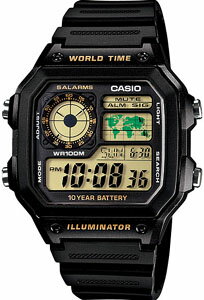 【送料無料】カシオ スポーツウォッチ 10気圧防水 メンズ デジタル 腕時計（AE12SPP-302...:mdcgift:10006152