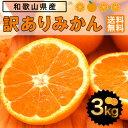 みかん 3kg 和歌山県産 訳あり・ご家庭用 送料無料(北海...