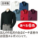 日本製 ダンディシャツ<レギュラー襟/グレー・レッド・ワイン>
