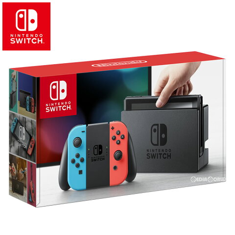 【新品即納】【正規流通品】[本体][Switch]Nintendo Switch(ニンテンドースイッチ) Joy-Con(L) ネオンブルー/(R) ネオンレッド(HAC-S-KABAA)(20170303)