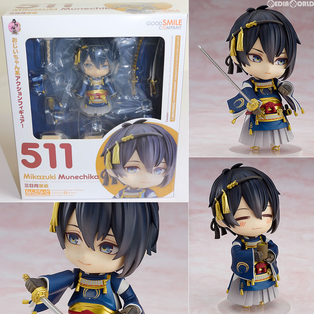 【中古】[FIG](再販)ねんどろいど 511 三日月宗近(みかづきむねちか) 刀剣乱舞-ONLINE- 完成品 可動フィギュア グッドスマイルカンパニー(20151205)