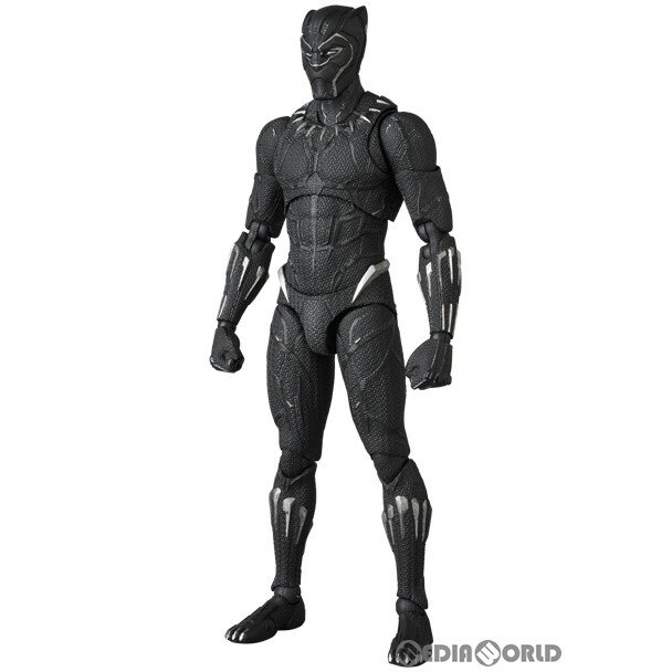 【中古】[FIG]マフェックス No.091 MAFEX BLACK PANTHER(ブラックパンサー) 完成品 可動フィギュア メディコム・トイ(20191002)