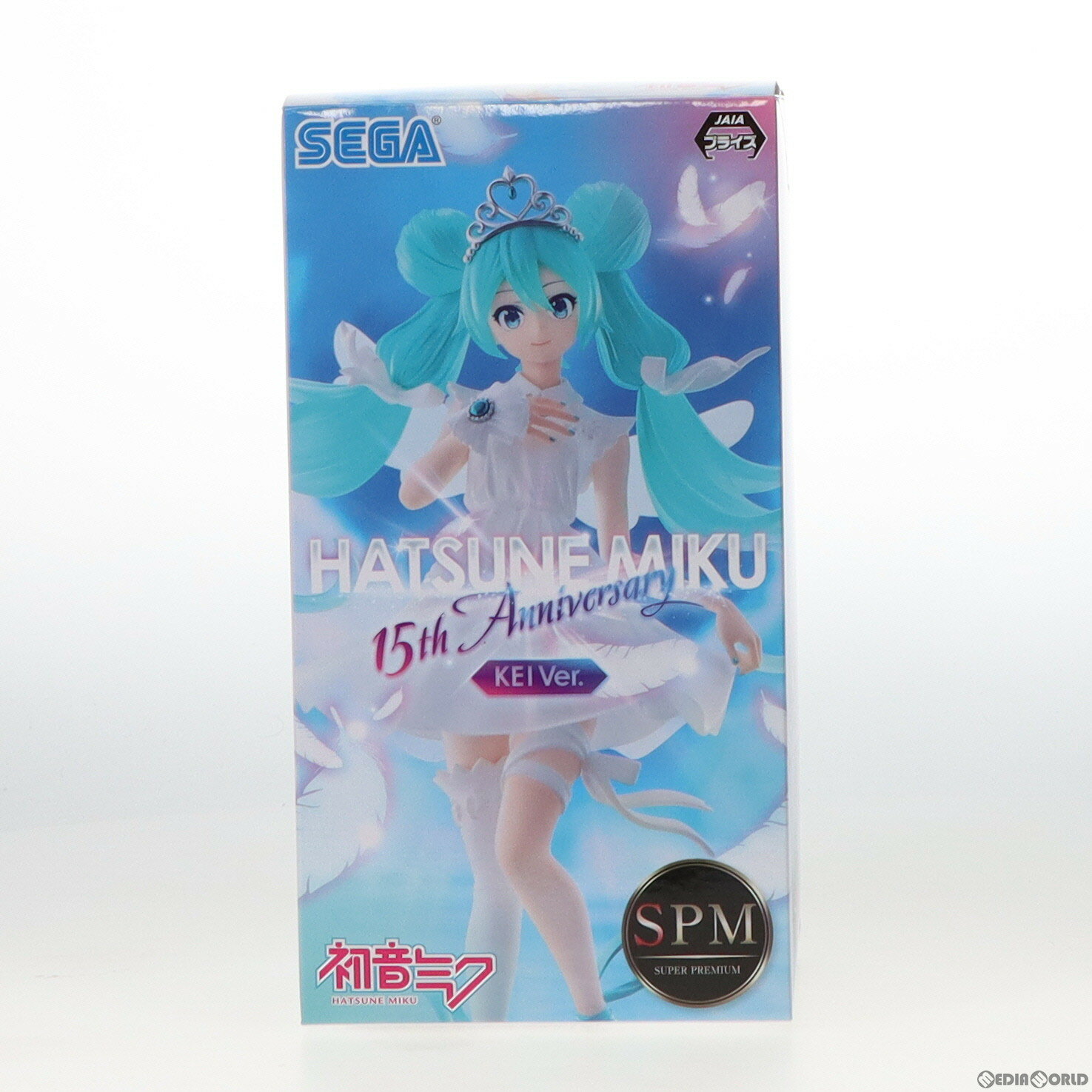 【中古】[FIG]<strong>初音ミク</strong> キャラクター・ボーカル・シリーズ 01 <strong>初音ミク</strong> スーパープレミアムフィギュア『<strong>初音ミク</strong> <strong>15th</strong> <strong>Anniversary</strong>』 KEI <strong>Ver.</strong> プライズ(1059890) セガ(20220831)