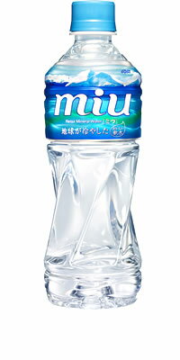 miu Relax Mineral Water[ミウ]480ml(※ドリンク類はお一人様2ケースまでとさせていただきます。3ケース以上お買い上げの場合は送料追加料金が発生いたします。8,000円以上お買上げいただいた場合も送料無料となるのはお荷物1個口のみとなります。)【マラソン1112P10】地球が冷やしたおいしい軟水