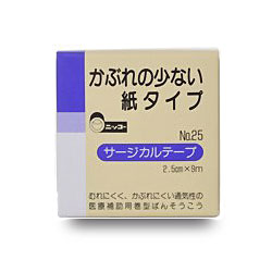 【毎日ポイント5倍＠大特価】【日廣薬品】ニッコーサージカルテープ　NO.25　2.5cm×9m☆☆※お取り寄せ商品