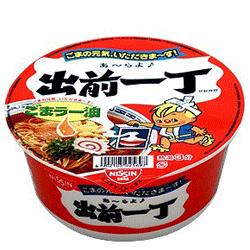 【日清食品】出前一丁どんぶりしょうゆ味×12個セット☆食料品 ※お取り寄せ商品