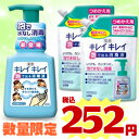 送料半額_10/17(月)迄 なんと！あのキレイキレイ 薬用「泡で出る消毒液」が250mlポンプと詰替え用2個のセットで税込252円！☆数量限定です！O-157対策に！泡タイプの手指消毒液だからお子様にもお手軽簡単！