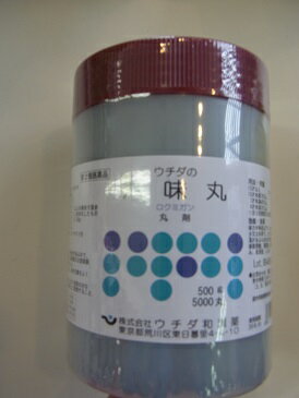 【第2類医薬品】 500g×3　5000丸×3　【送料無料】ウチダ　<strong>六味丸</strong>　500g×3　5000丸×3　ろくみがん　ろくみじおうがん