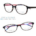 アイクラウド メガネ ec-1075-4 ブラウンデミ カラフル EYEs CLOUD グッドデザイン賞 マット 軽いメガネフレーム 国内正規品 ウルテム かわいい おしゃれ ハグオザワ メンズ レディース 男性用 女性用 ULTEM ウルテム フィット感 超高機能性プラスチック ウルテム樹脂
