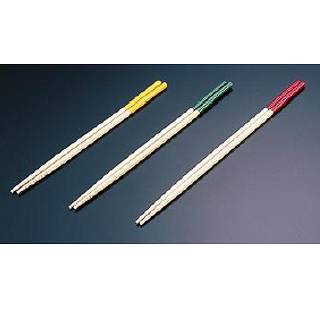 竹製　カラー菜箸3点セット　[27cm・30cm・33cm] 【業務用H3】