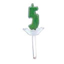 パプリデジットキャンドル 青 5 【 キャンドル ロウソク 蝋燭 ろうそく ウエディング用品 】