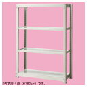 中量ボルトレスラック5段 W150×D48×H210cm 棚ライン入り 【 店舗運営用品 在庫場用品 在庫ラック 中量ボルトレスラック 300kg/段 5段 H210cm) 】