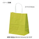 筋入りカラー 無地 ライトグリーン 18×6×16.5 50枚【店舗什器 小物 ディスプレー ギフト ラッピング 包装紙 袋 消耗品 店舗備品】