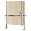 【まとめ買い10個セット品】 アコーディオンパーティション スクリーンショートタイプ ブラウン W90cm H120cm 【メーカー直送/代金引換決済不可】【店舗備品 店舗インテリア 店舗改装】