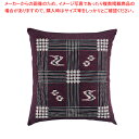 綿 座布団IT やまと格子184 赤 550×510 セット【メーカー直送/代引不可】