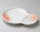 【まとめ買い10個セット品】和食器 タ146-146 あけぼの吉兆仕切皿 【キャンセル/返品不可】