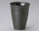 和食器 テ269-066 黒ガラス灰Fカップ(大) 【キャンセル/返品不可】