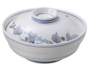 【まとめ買い10個セット品】和食器 オ475-248 清彩つた 京型蓋向【キャンセル/返品不可】