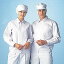 ツバ付婦人帽メッシュ付 US-2653(ホワイト) メイチョー