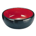 千筋ナツメ鉢 黒内朱 4寸 38021110 【 メーカー直送/代引不可 】 【 業務用 】【 食器 多用丼 】 【20P05Dec15】 メイチョー
