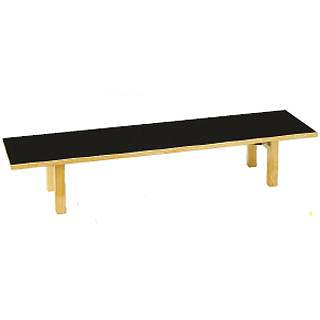 SA宴会卓[折脚]黒デコラ張　1800×450×H330mm【家具 座卓 宴会机 業務用 新品 楽天 販売 送料無料】【メーカー直送/代引不可】