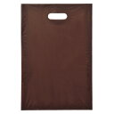 ポリ袋ハード型 ブラウン 50×60cm 500枚 【 ラッピング用品 レジ袋・ポリ袋 スクエアバッグ(無地) ポリ袋ハード型 カラー ブラウン 】【メイチョー】