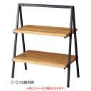 【まとめ買い10個セット品】 ラスティック柄 卓上ディスプレー 木棚 D40cm 【メイチョー】
