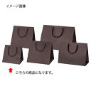 マット貼りブライトバッグ ブラウン 23×20×23 50枚【店舗備品 包装紙 ラッピング 袋 ディスプレー店舗】