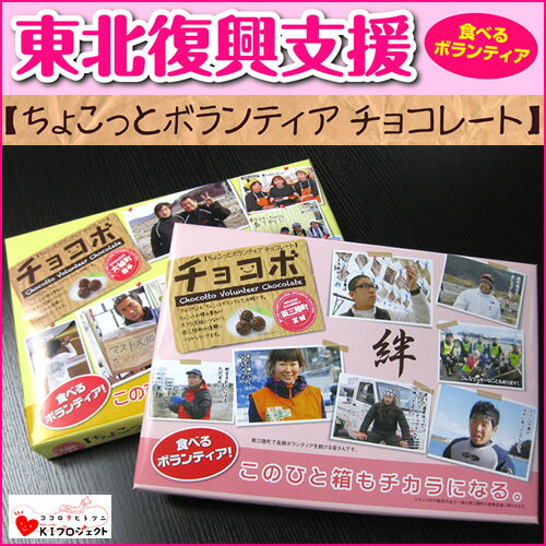 【東北復興支援】ちょこっとボランティアチョコレート　チョコボ東北 震災 復興 支援 募金 ちょこっとボランティア チョコレート チョコボ 南三陸町 大槌町