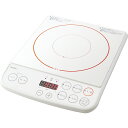 ドリテック デカボタンIH調理器 DI-113WT 【メイチョー】