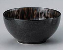【まとめ買い10個セット品】和食器 イ337-106 漆黒乱十草4.8深ボール 【キャンセル/返品不可】【開業プロ】