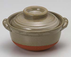 【まとめ買い10個セット品】和食器 ス409-178 京風白刷毛目ダルマ雑炊鍋【キャンセル/返品不可】【メイチョー】