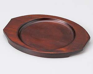 【まとめ買い10個セット品】和食器 ワ417-308 木受台丸型(小)C-12B【キャンセル/返品不可】【メイチョー】