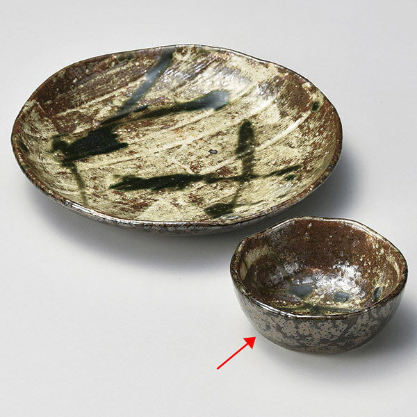 【まとめ買い10個セット品】和食器 ユ023-168 カイラギ織部散し 波千代口【メイチョー】